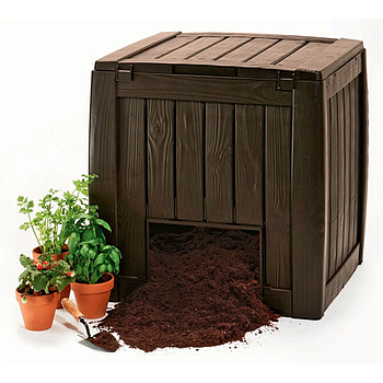 Компостер садовий Keter Deco Composter With Base 340 L 231600 коричневий