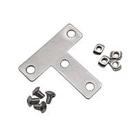 Пластина з'єднувальна Т-подібна для профілю 15х15, стальна