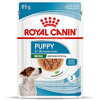 Корм для цуценят дрібних порід Mini Puppy в соусі 85 г Royal Canin