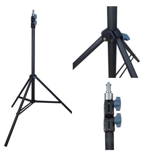 Телескопічний штатив,посилений,  стійка тринога ніжка для кільцевої криги лампи 2,1м, фото 1