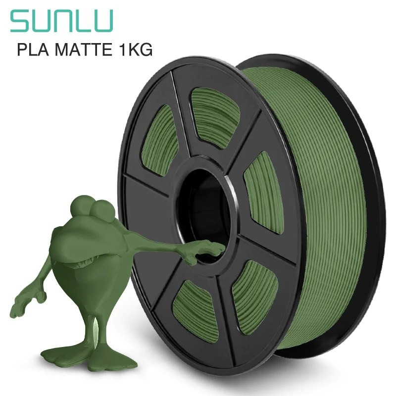 Пластик філамент для 3Д-друку SUNLU PETG Olive (), Classic Spool, 1.75мм, 1кг, 230-260°C, Оливковий
