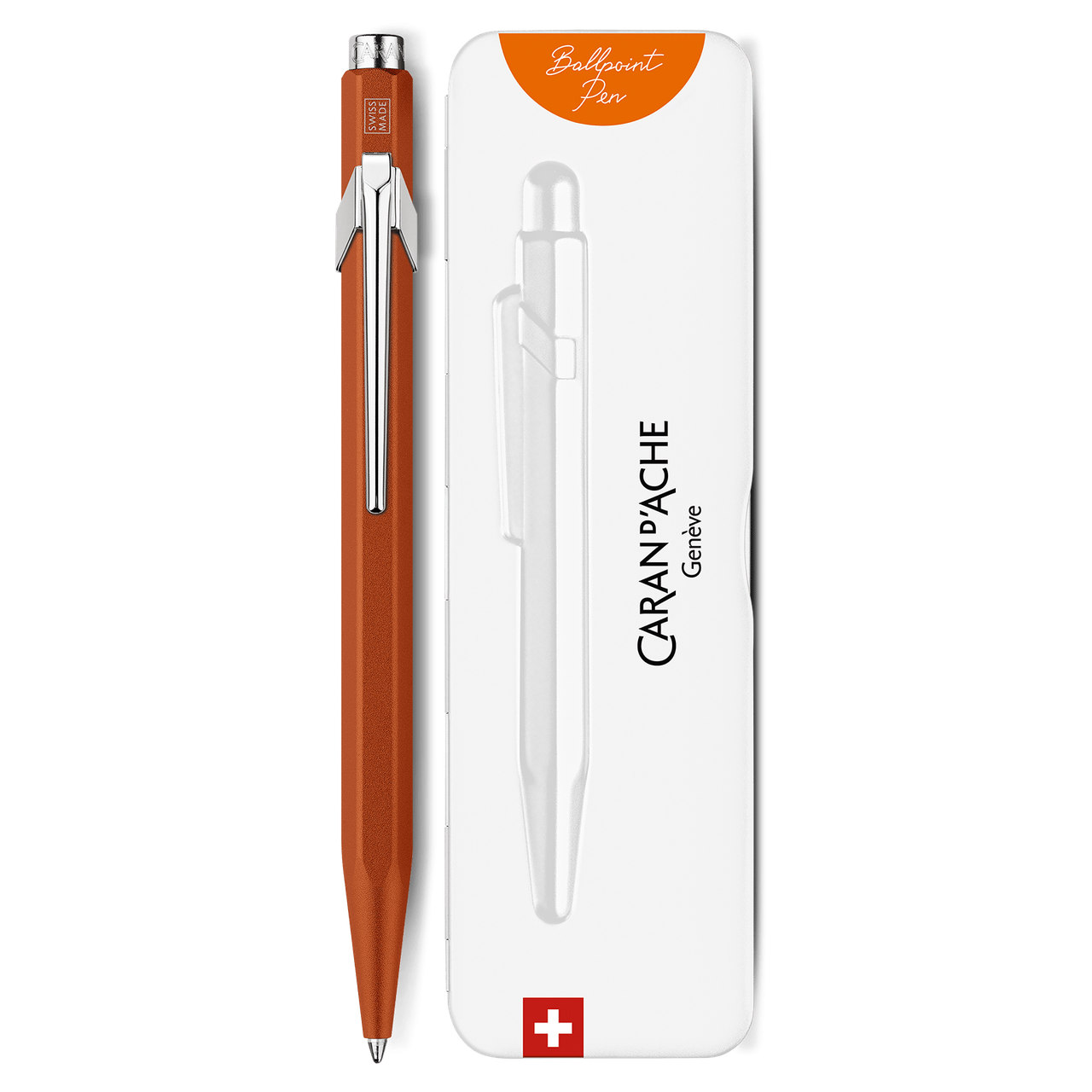 Ручка Caran d'Ache 849 Colormat-X Помаранчева + box 849.776 (7630002352123)