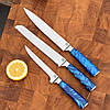 Набір кухонних ножів MAGURA Kitchen 10в1 Blue, фото 5