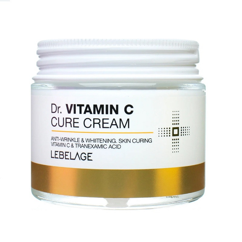 Крем для обличчя, що освітлює з вітаміном С Lebelage Dr. Vitamin C Cure Cream 70 мл