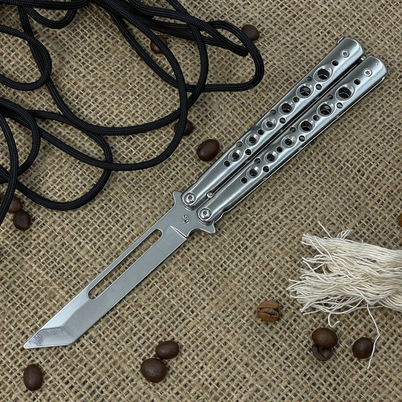 Ніж метелик Tanto Silver, фото 1