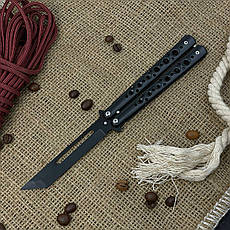 Ніж метелик Tanto Black