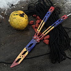 Ніж метелик Танто Colorful ( Тренувальний )