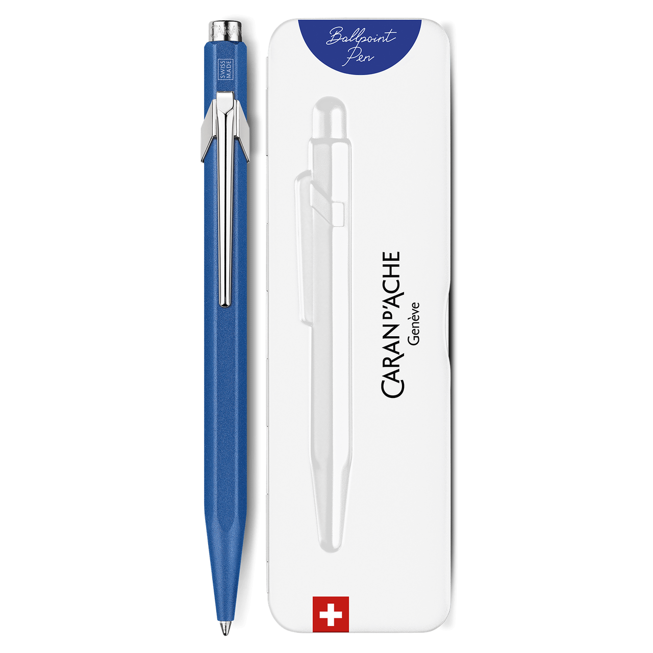 Ручка Caran d'Ache 849 Colormat-X Синя + box 849.635 (7630002351829)