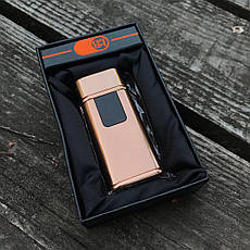 Подвійна запальничка Газ + Спіраль Gold