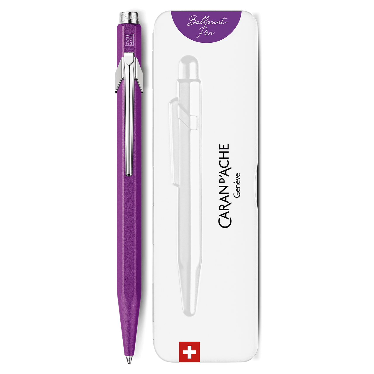 Ручка Caran d'Ache 849 Colormat-X Фіолетова + box 849.605 (7630002352048)