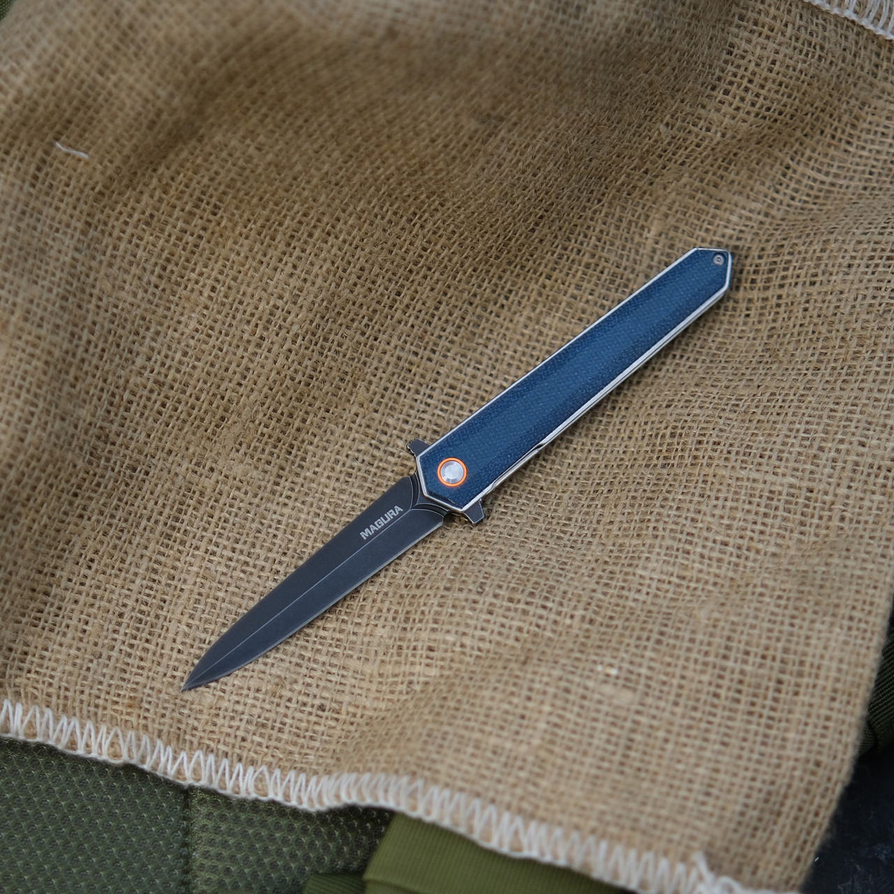 Ніж складний Magura J177 blue handle, фото 1