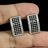 Сережки. Натуральний шпінель. Срібло 925., фото 3