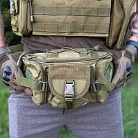 Тактична сумка бананка Olive