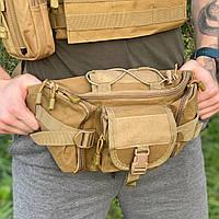 Тактична сумка бананка Coyote, фото 1