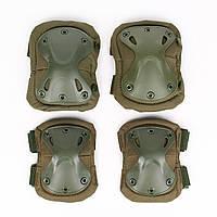 Комплект 2+2 наколінники + налокітники Olive, фото 1