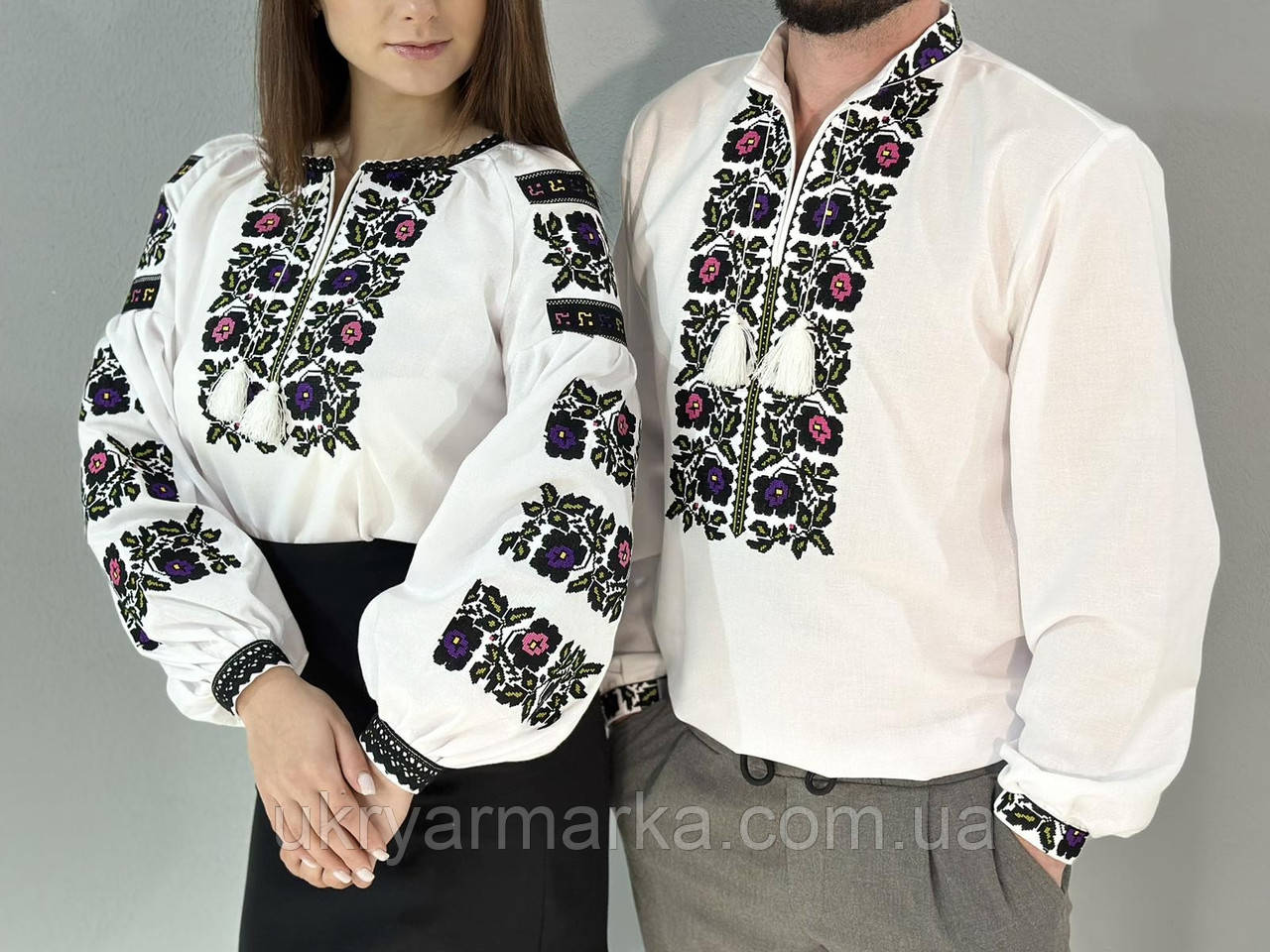 Вишиванки для двох люблячих сердець  "Бузинове вино"