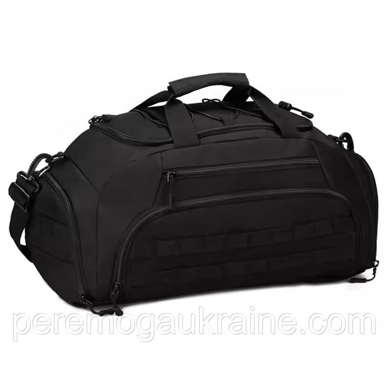 Тактична дорожня сумка Solve - Black KT6006102 MOLLE cargo bag 25л