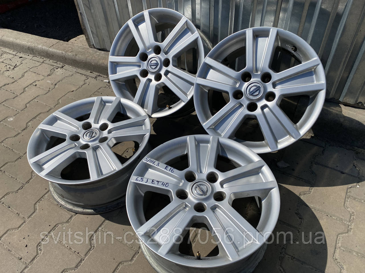 Диски оригінал Nissan 5/114.3 R16 6.5J ET40