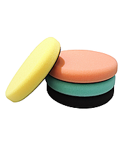 Полірувальний круг жорсткий антиголограмний — Lake Country Cutback DA Green Foam 125 мм. (76-3255-130MM), фото 3