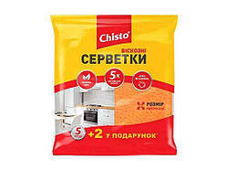 Серветки віскозні 52шт ТМ Chisto