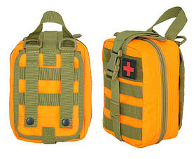 Сумка під аптечку Помаранчева KT7000118 на липучці швидкознімна