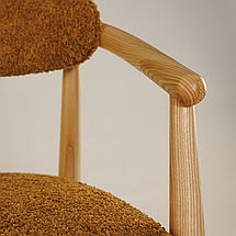 Стілець Mamont soft натуральний ясен / Anthology 11 Amber TM Lovko, фото 5