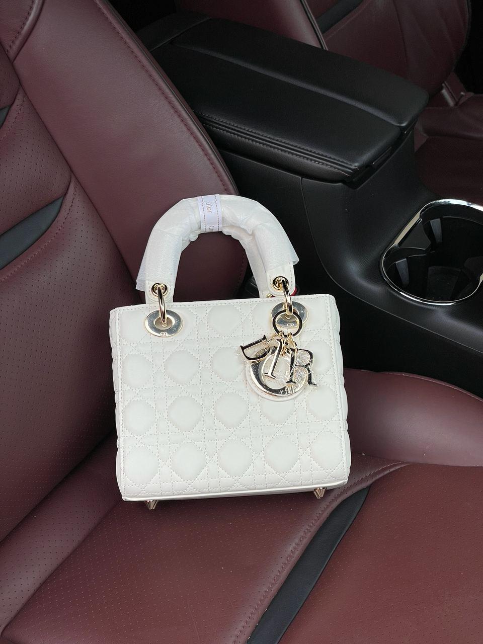 Жіноча сумка Крістіан Діор бежева Christian Dior Beige Small Lady Dior My ABCDIOR, фото 1