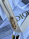 Жіноча сумка Крістіан Діор бежева Christian Dior Beige Small Lady Dior My ABCDIOR, фото 8
