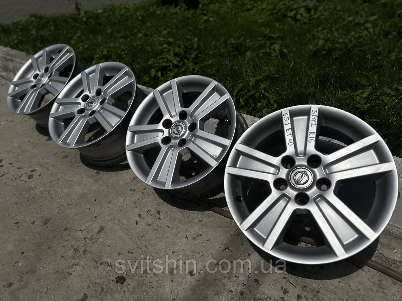 Диски Оригінал Nissan 5/114.3 R16 6.5J ET40, фото 1