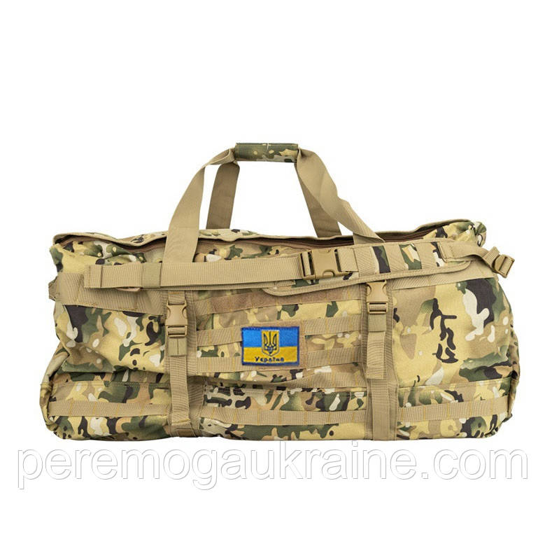 Тактична дорожня сумка Solve MOLLE -KT6002606- Мультикам cargo bag large 105л