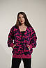 Толстовка Bape A Bathing Ape Shark Purple Camo Full Zip Womens Hoodie, фото 7