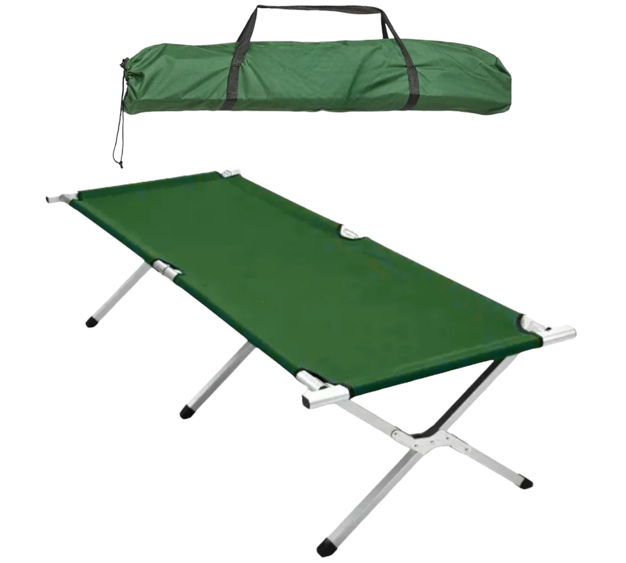 Ліжко для військових в чохлі Skif Outdoor Relax 120кг, зелений, фото 1