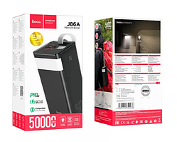 Універсальна мобільна батарея Hoco J86 PowerBank Hoco J86A  50 000mAh Black