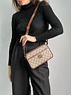 Жіноча сумка Гуччі сіра Gucci Gray Mini Bag With Interlocking, фото 3
