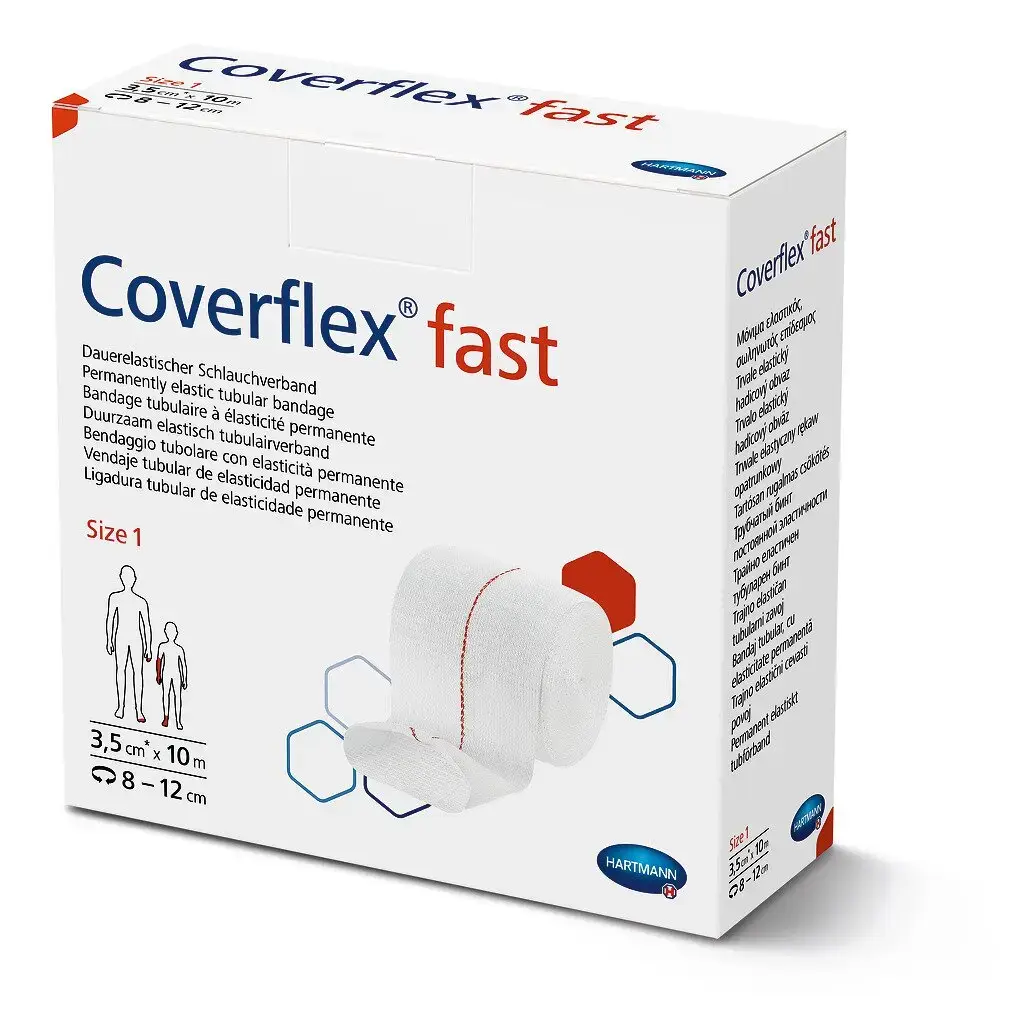 Бинт еластичний трубчастий Coverflex Fast (Коверфлекс фаст), р. 1 (3.5 см х 10 м)