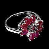 Кільце. Натуральний рубін. Срібло 925., фото 2