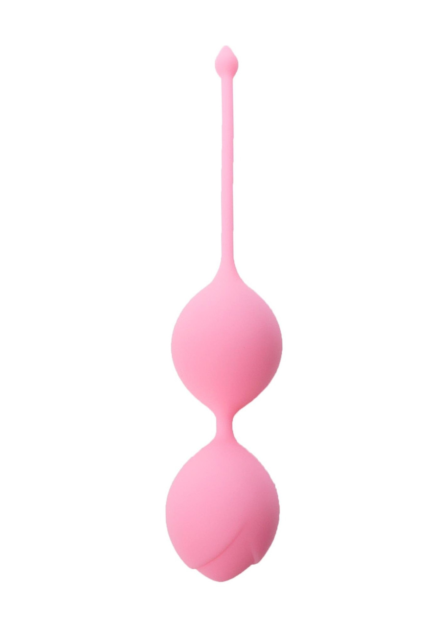 Вагінальні кульки — Silicone Kegel Balls Pink, 29 мм, 60 г, фото 1