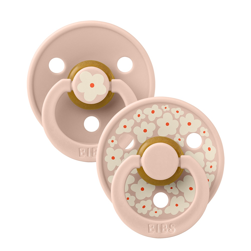 Пустушка BIBS Studio Colour НАБІР 2шт size 2 (6-18 m), Jasmine Blush Mix