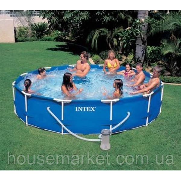 Каркасний басейн 366 x 76 см, Intex 28212, 6503 л, фільтр-насос (2006 л/ч)5л