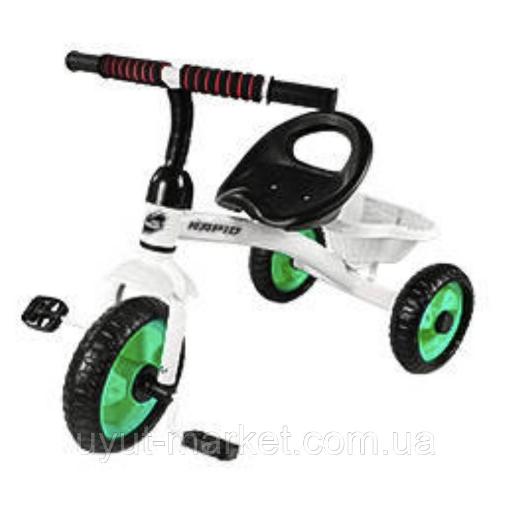 Дитячий триколісний велосипед від 1-3 років TILLY TRIKE T-315 для малюків з кошиком різні кольори
