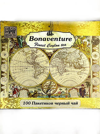 Чай чорний Bonaventure 100 пакетів, фото 1