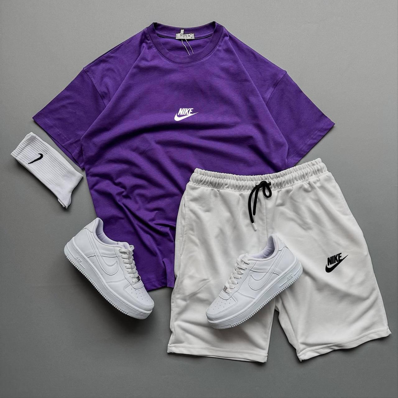 Спортивний чоловічий костюм Nike (шорти+футболка)