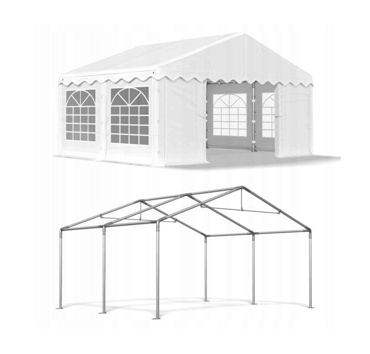 Шатер Палатка Садова з вікнами SUMMER PE 3 x 4m 240 г/м