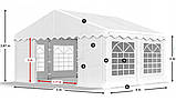 Шатер Палатка Садова з вікнами SUMMER PE 3 x 4m 240 г/м, фото 3