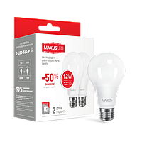 Світлодіодна лампа MAXUS 2-LED-564P 12 W 4100 K (мультипак 2 шт.)