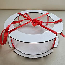 Коробка-тубус для торта 25*7 см