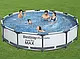 Каркасний басейн Bestway 56416 366*76 см. 6473 л, фільтр-насос 1250 л/год - фото 5 - id-p2248351551