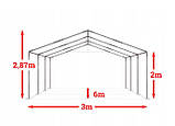 Шатер Палатка Садова без вікон Summer PE 3 x 6m, фото 7