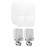 Система захисту від протікання Ajax з 2 кранами WaterStop 1/2" Ajax Hub2 (біла), фото 2