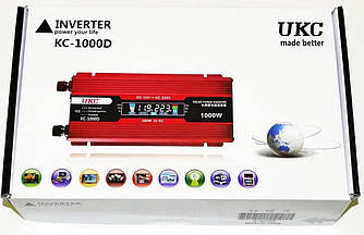 Перетворювач AC/DC KC-1000D 1000W 12 V + lcd / 2812